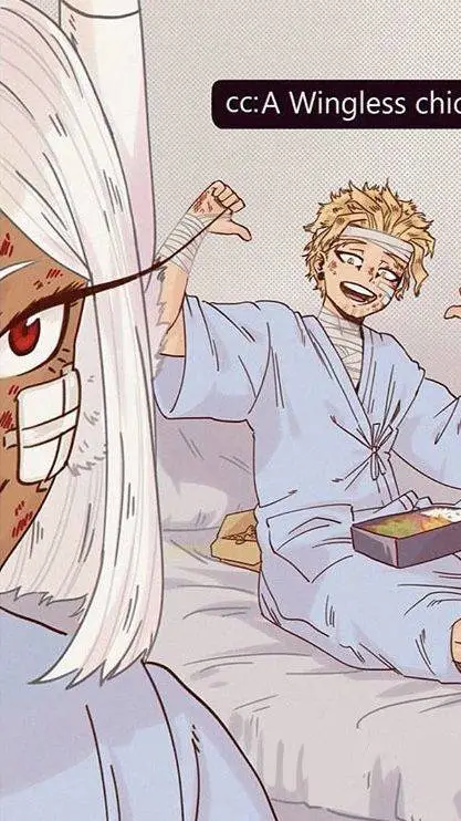 ai character: Hawks x Mirko!🫦 background