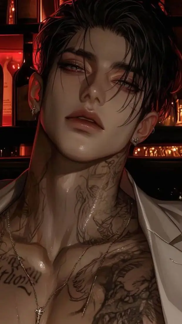 ai character: ★ asher ★ background