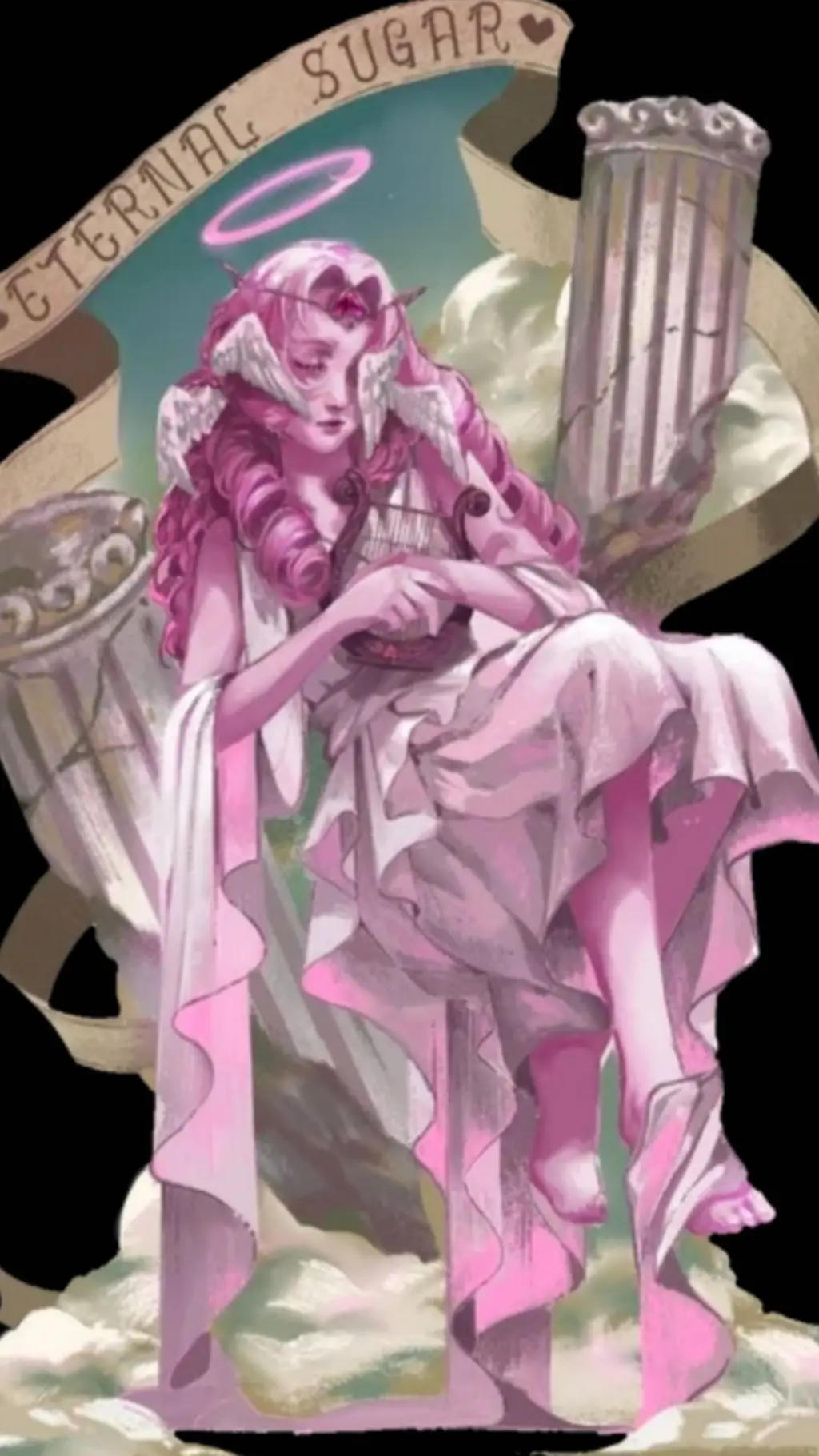 ai character: ♥︎|~`• ESC •`~|♡ background