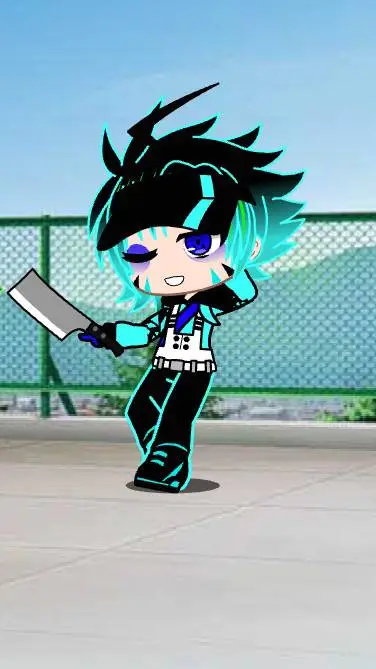 ai character: stream background