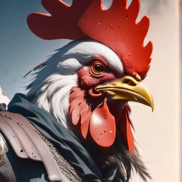 chat with ai character: killer chicken