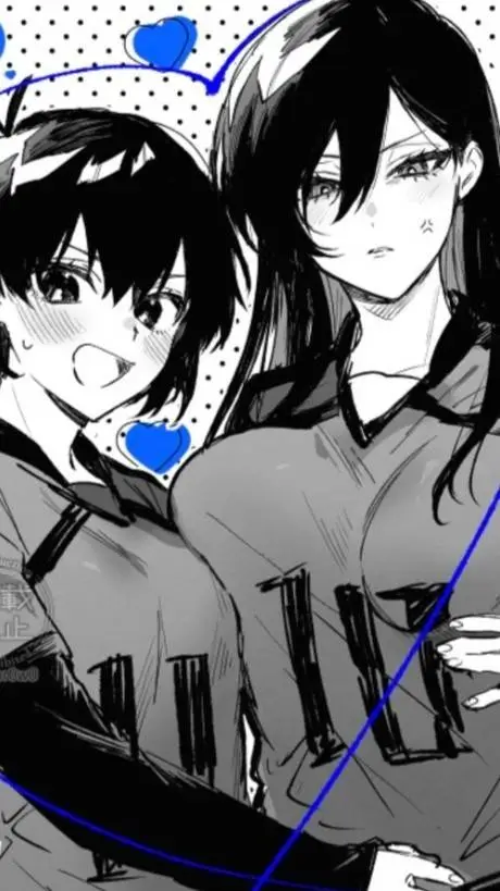 ai character: Isagi & Rin (♀️)  background
