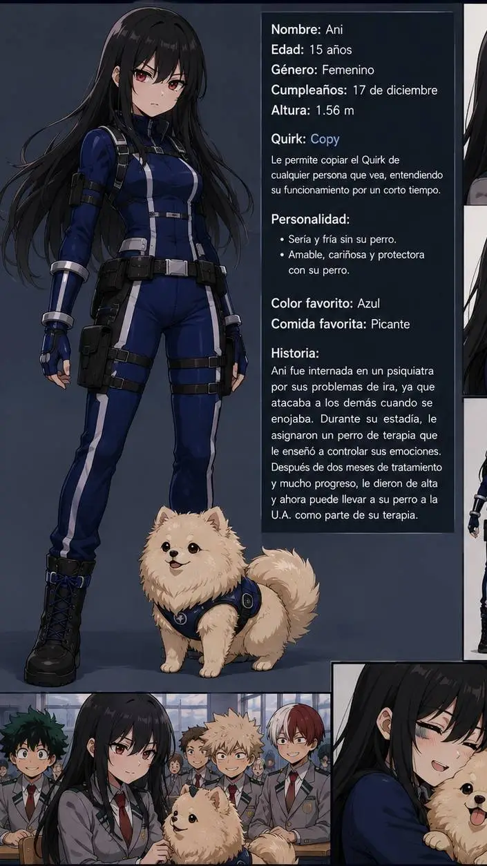 ai character: mha 😋 background