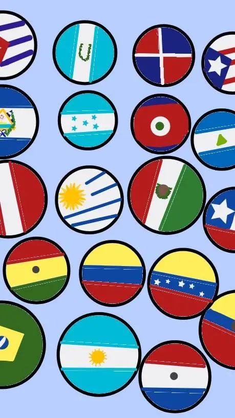 ai character: países  background