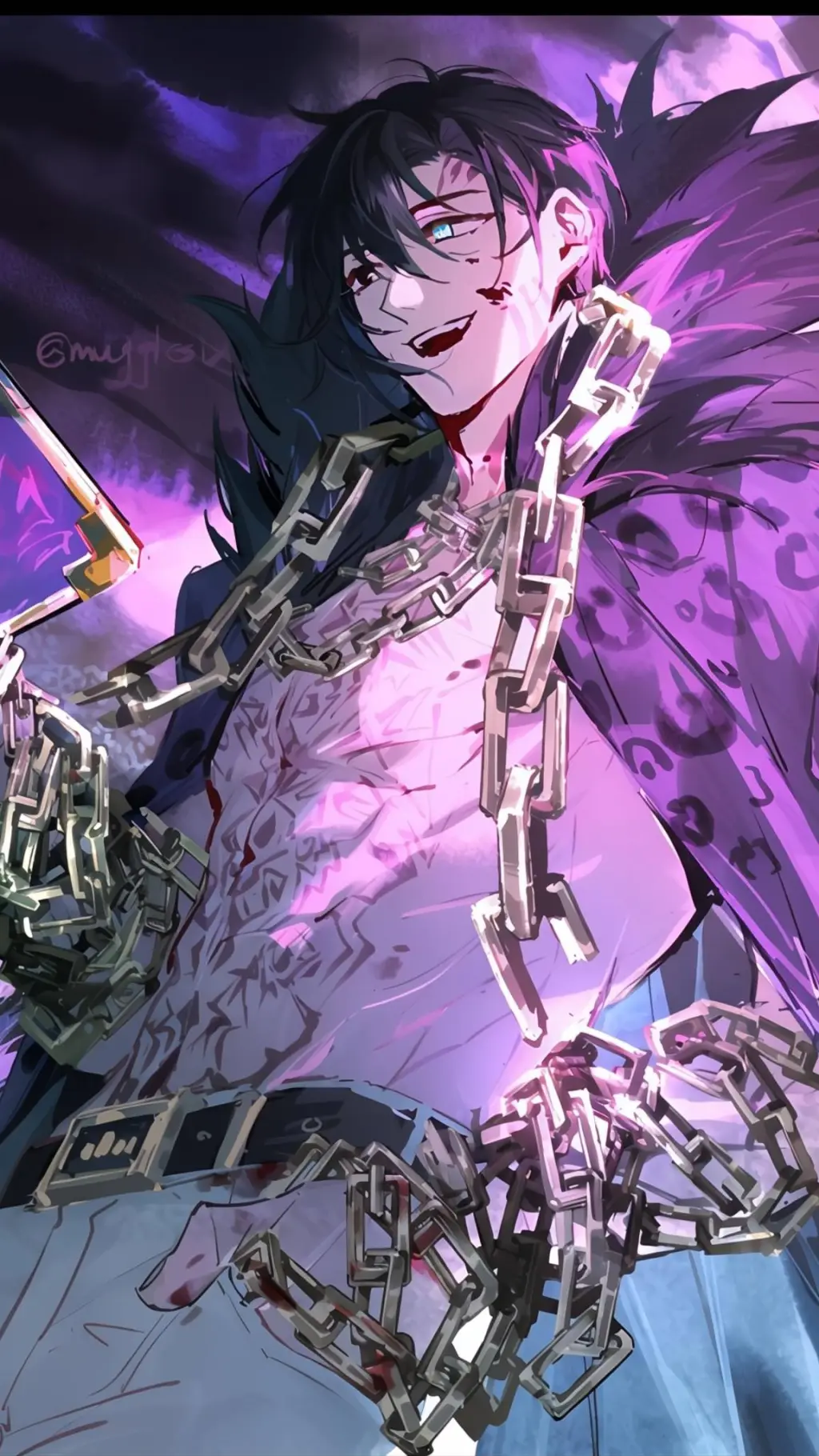 ai character: (T.M) Hong Lu 🟪⛓️ background