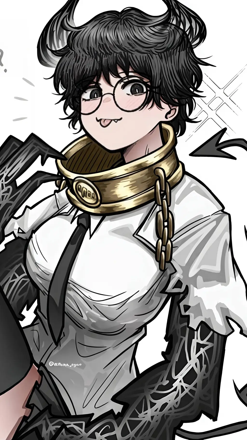 ai character: Sora ⚫ background