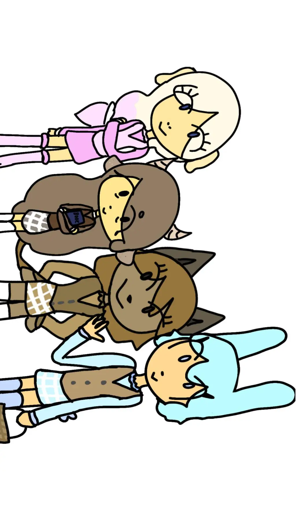 ai character: cutesy gore background