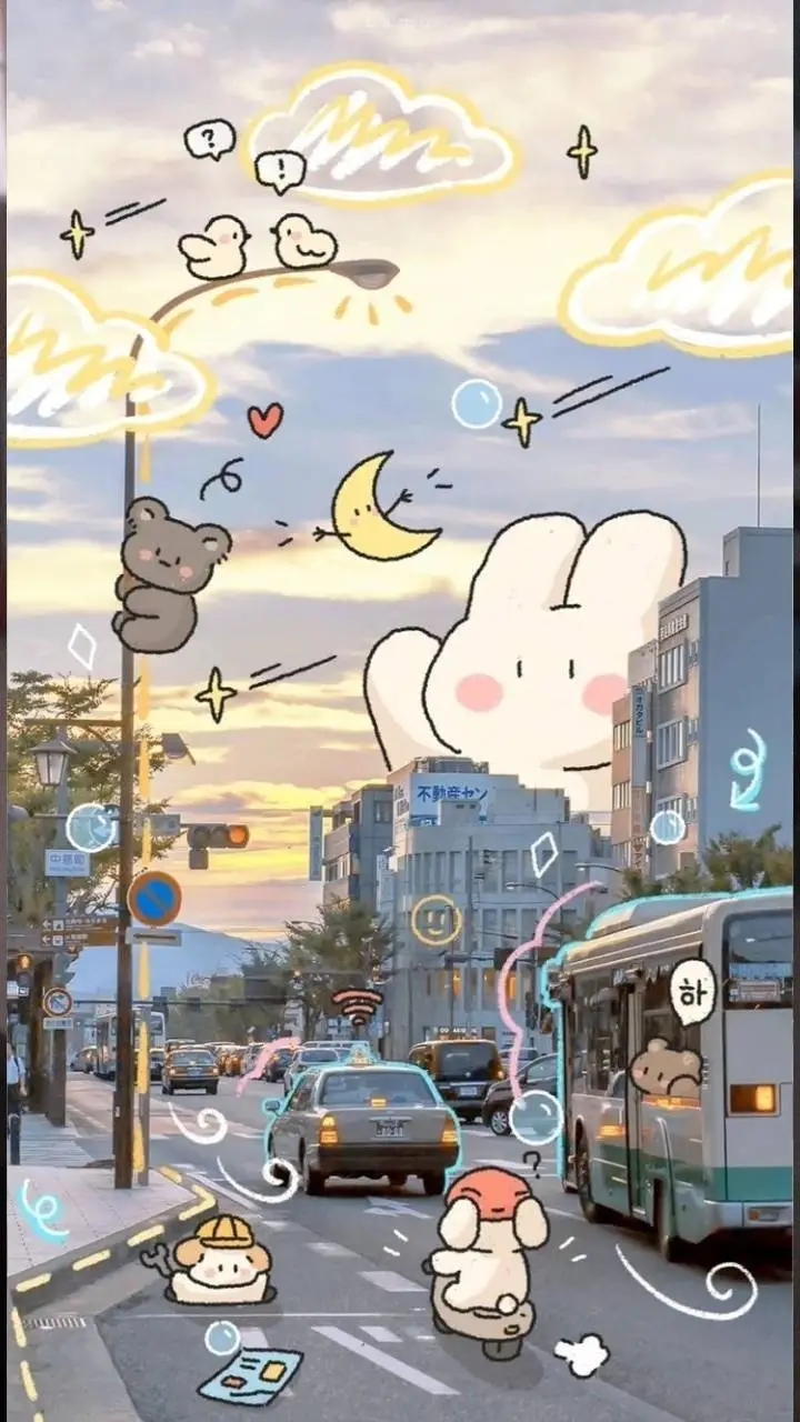 ai character: le monde mignon ❤ background