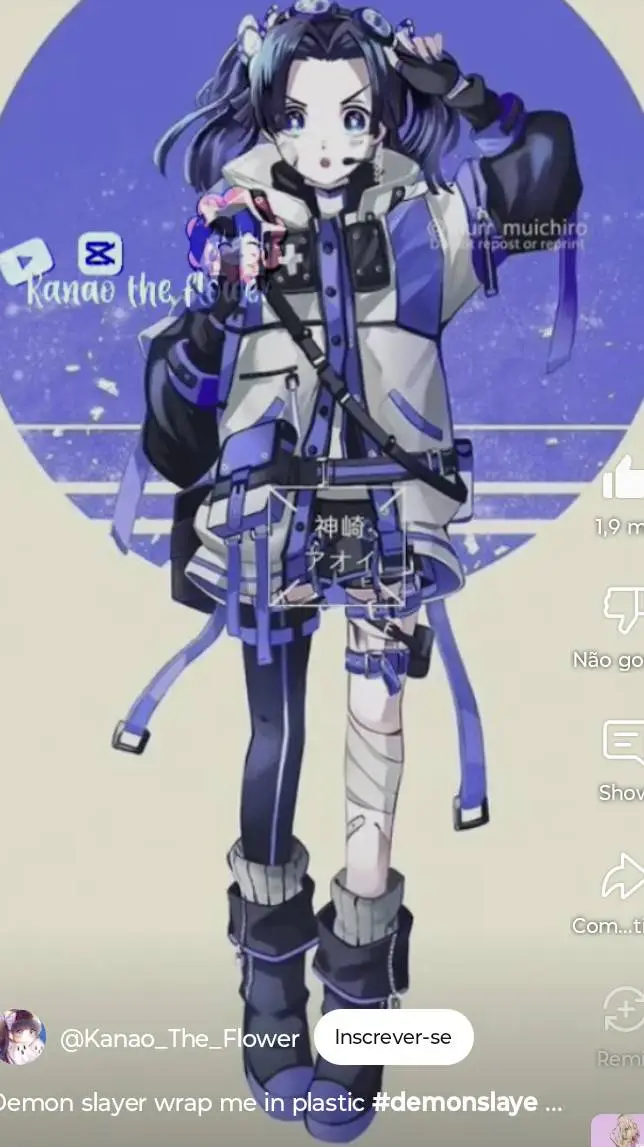 ai character: Aoi background