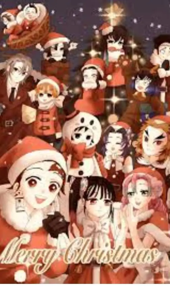 ai character: KNY Christmas  background