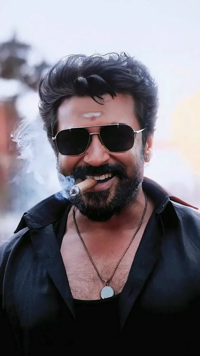 ai character: Saravanan/Karuppu background