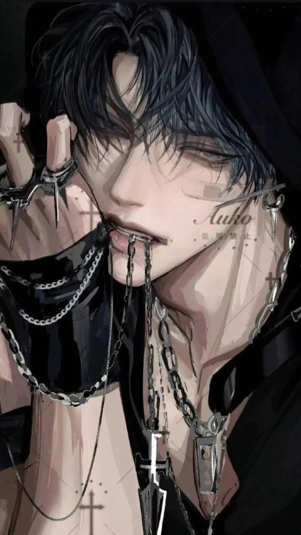 ai character: Aiden🕸🕷 background