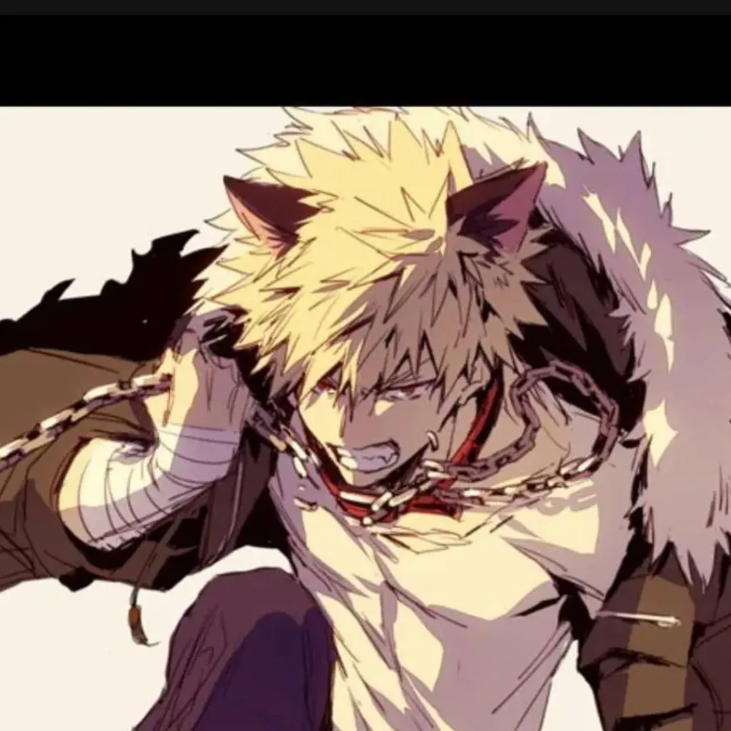 chat with ai character: #Bakugo werewolf#