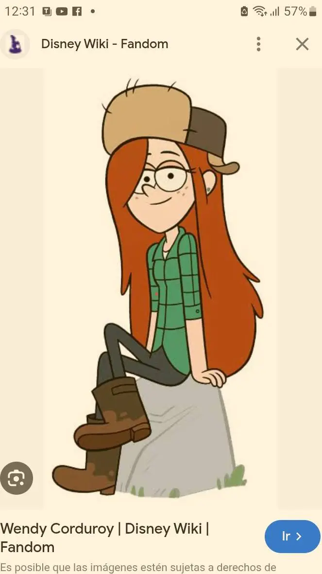 ai character: wendy gravity fall background