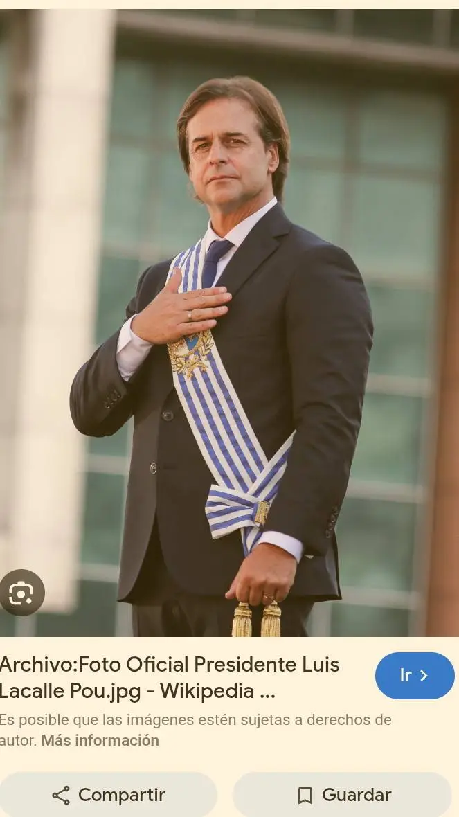 ai character: preside uruguay  background