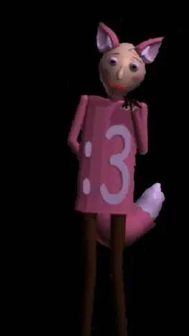 ai character: Colon THREE  background