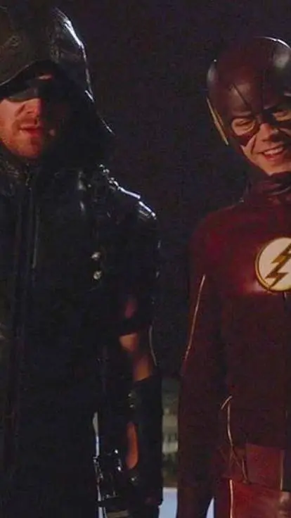 ai character: Flarrow ❤💚 background