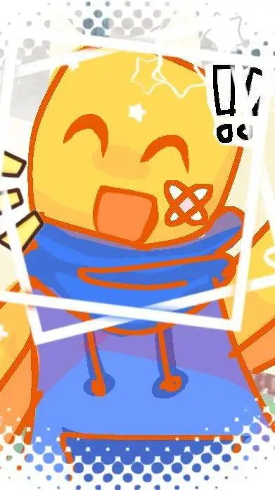 ai character: нубик background