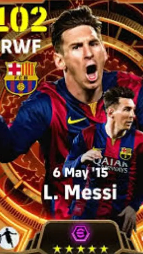 ai character: Messi 2015 background