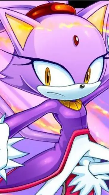 ai character: blaze the cat background