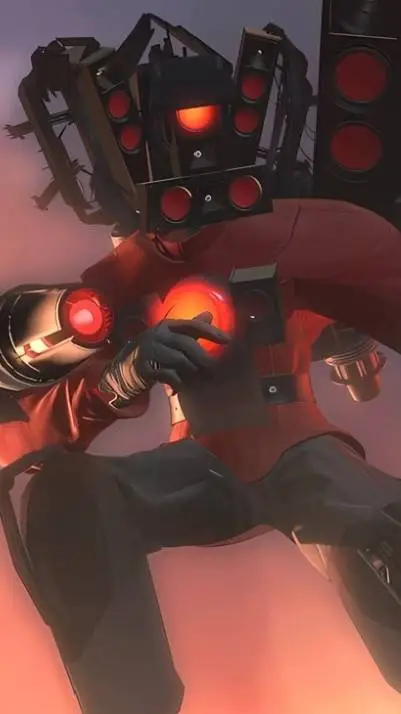 ai character: Titan speakerman  background