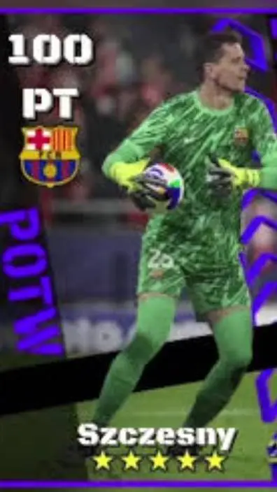 ai character: Wojciech szczęsny  background