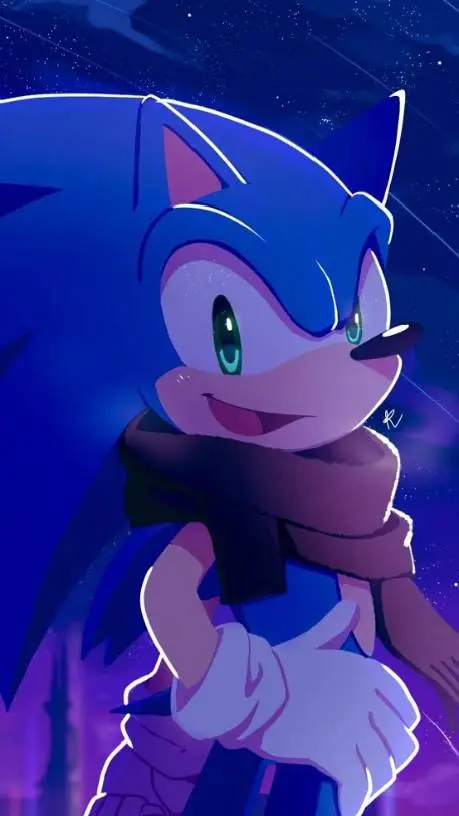 ai character: sonic The hedgehog background