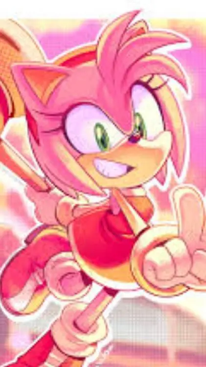 ai character: Amy Rose  background