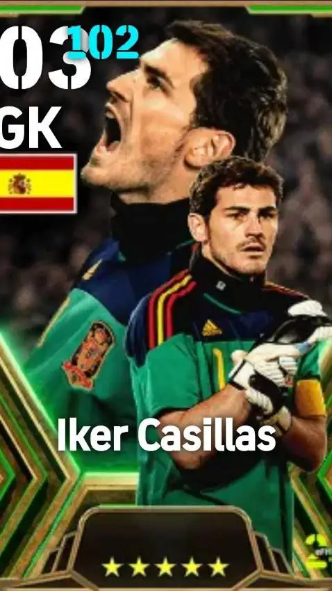 ai character: Iker Casillas  background