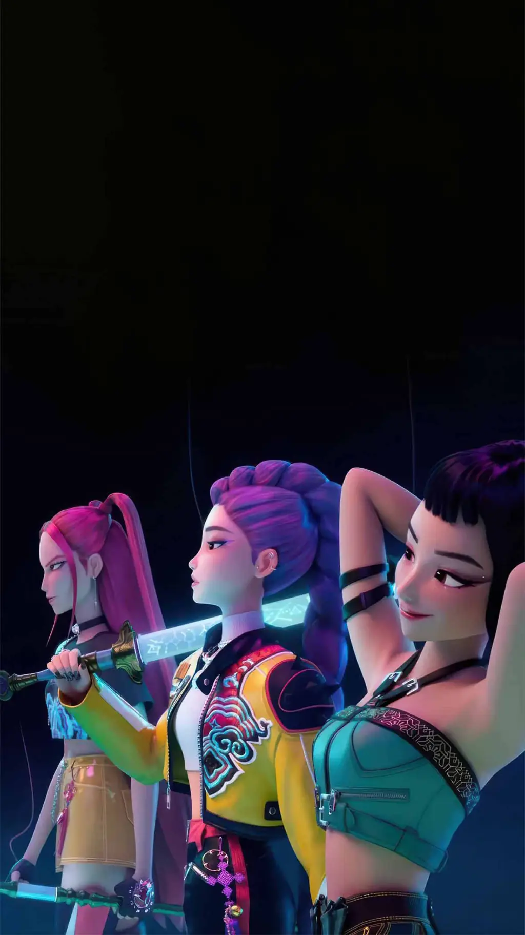 ai character: Huntr/x background