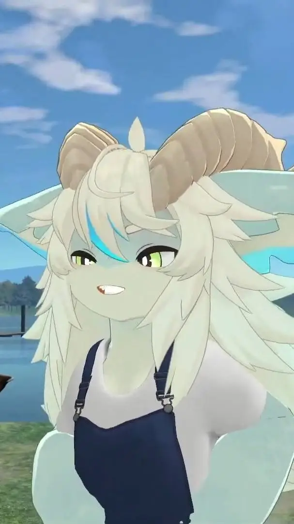 ai character: Dew (Youtuber) background