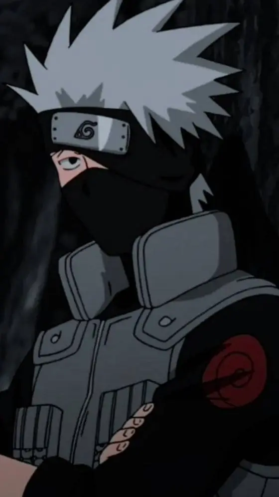 ai character: Kakashi hatake ☠️🖤 background