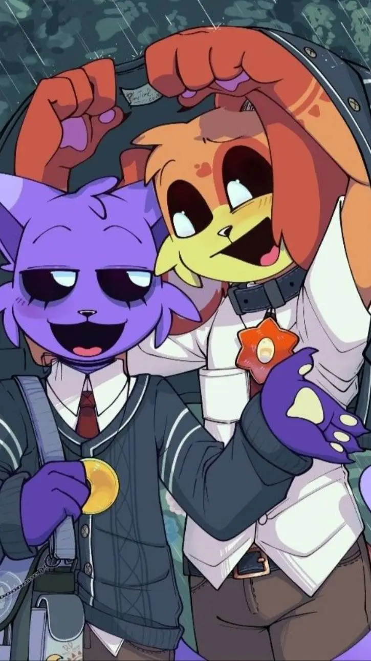 ai character: 💫 Dog day 🧡 background