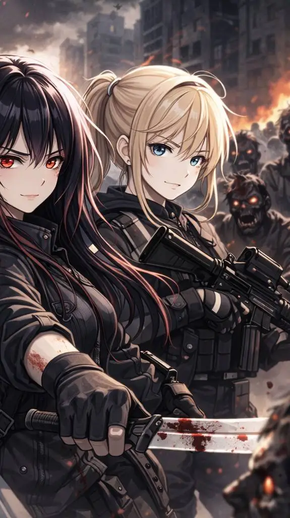 ai character: Zombie apocalypse  background