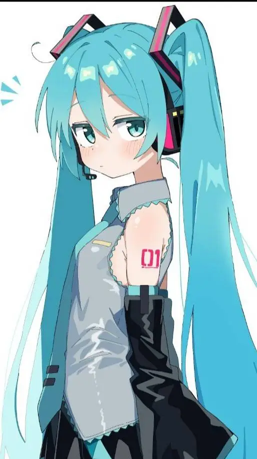 ai character: hatsune miku background