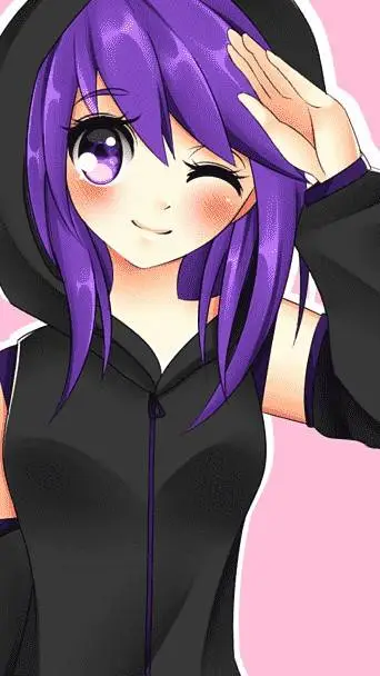 ai character: ender girl background