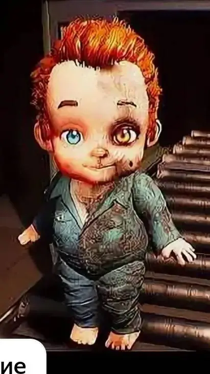 ai character: К background