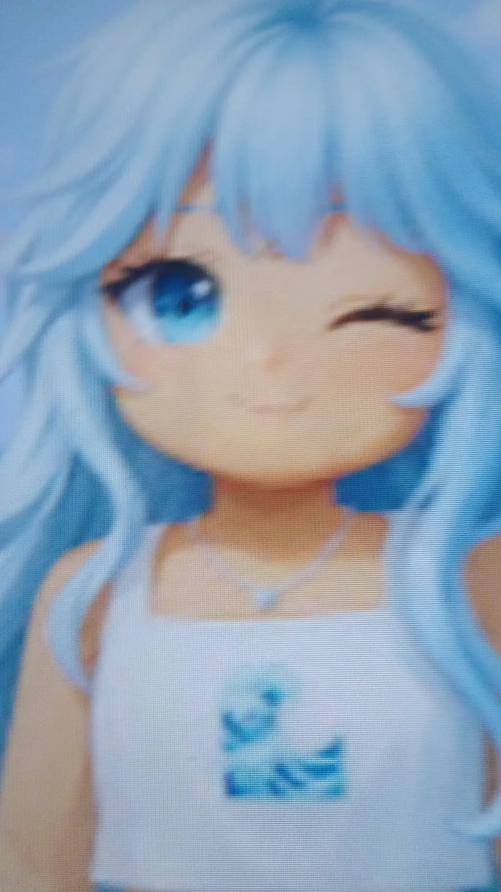 ai character: sammy blue background