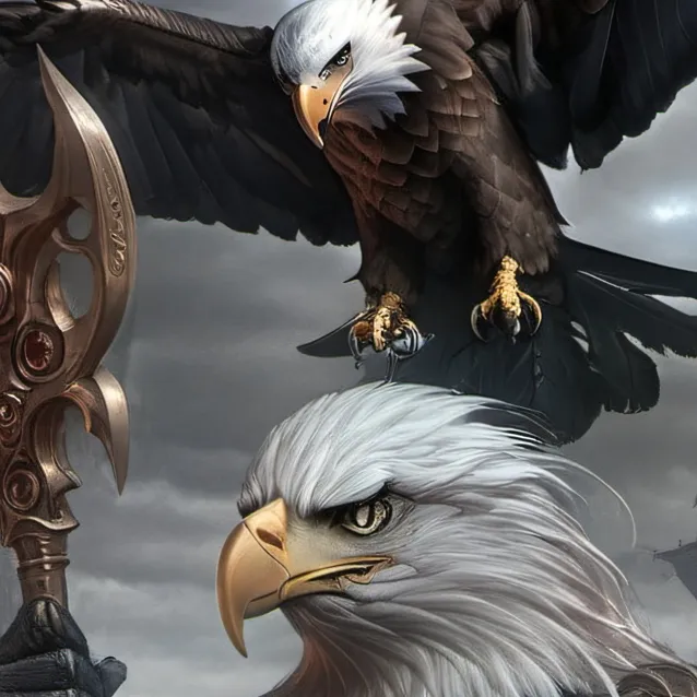 chat with ai character: badass eagle
