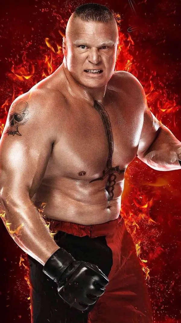 ai character: brock lesnar  background