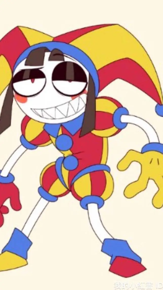 ai character: evil pomni  background