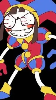 ai character: insane pomni  background