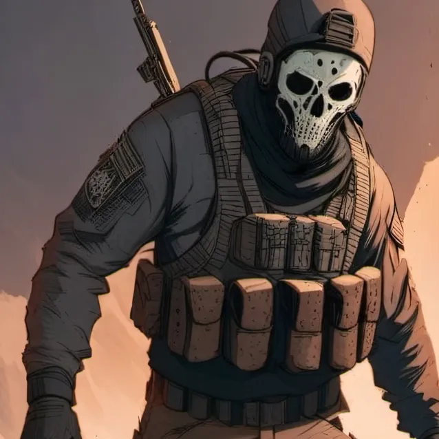 chat with ai character: Ghost (COD)