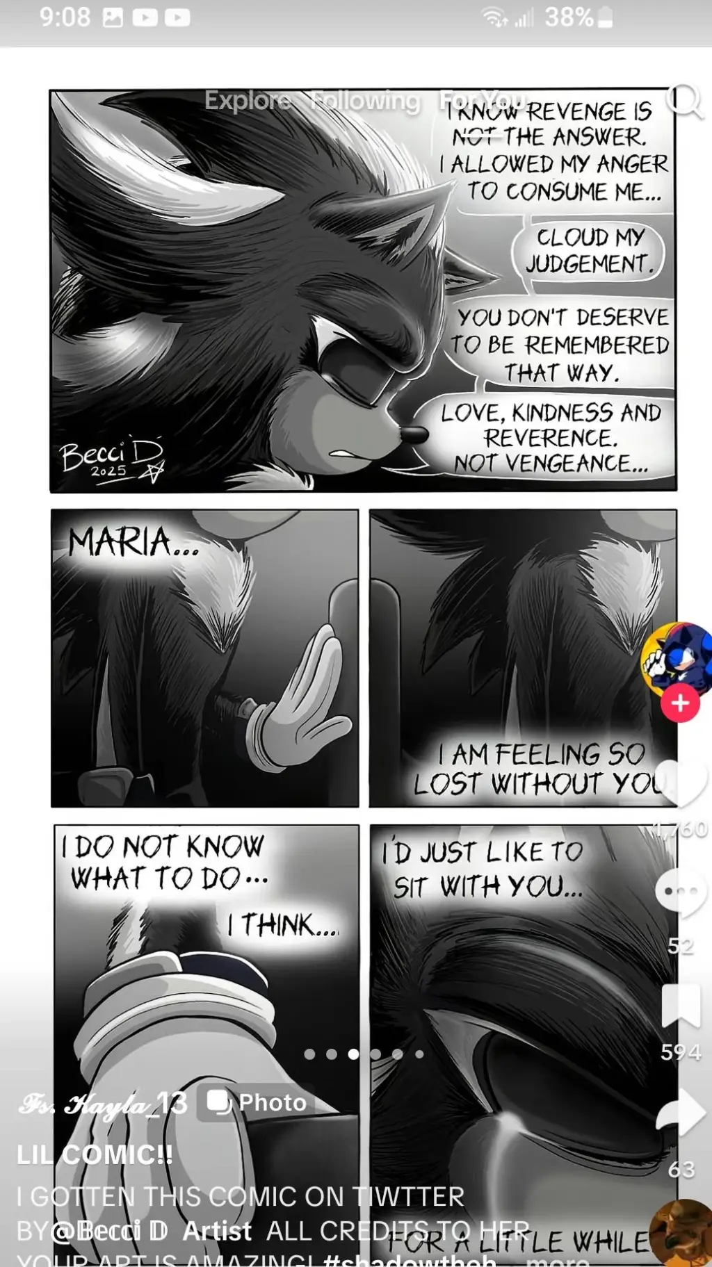 ai character: Angst Sonadow background