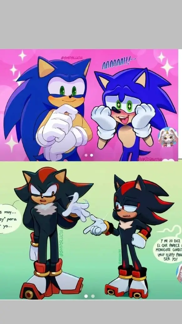 ai character: 2 sonadow background