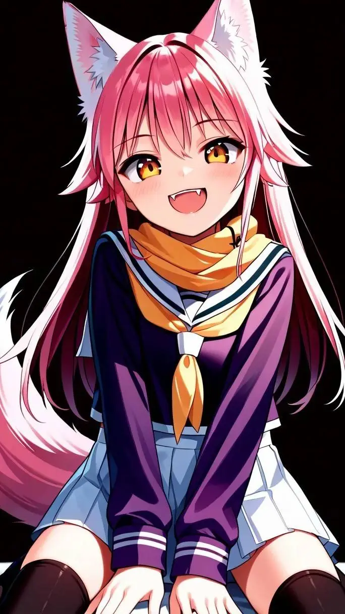 ai character: Ranka Ookami  background