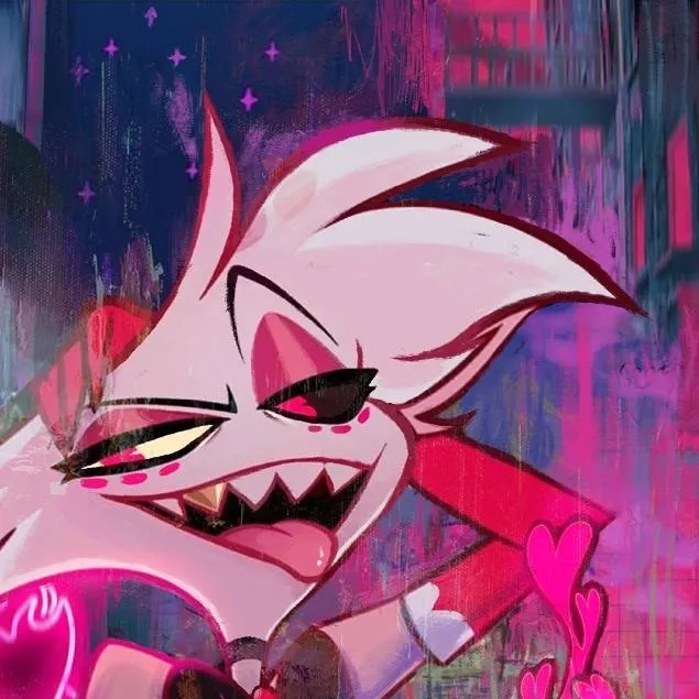 chat with ai character: Angel dust 