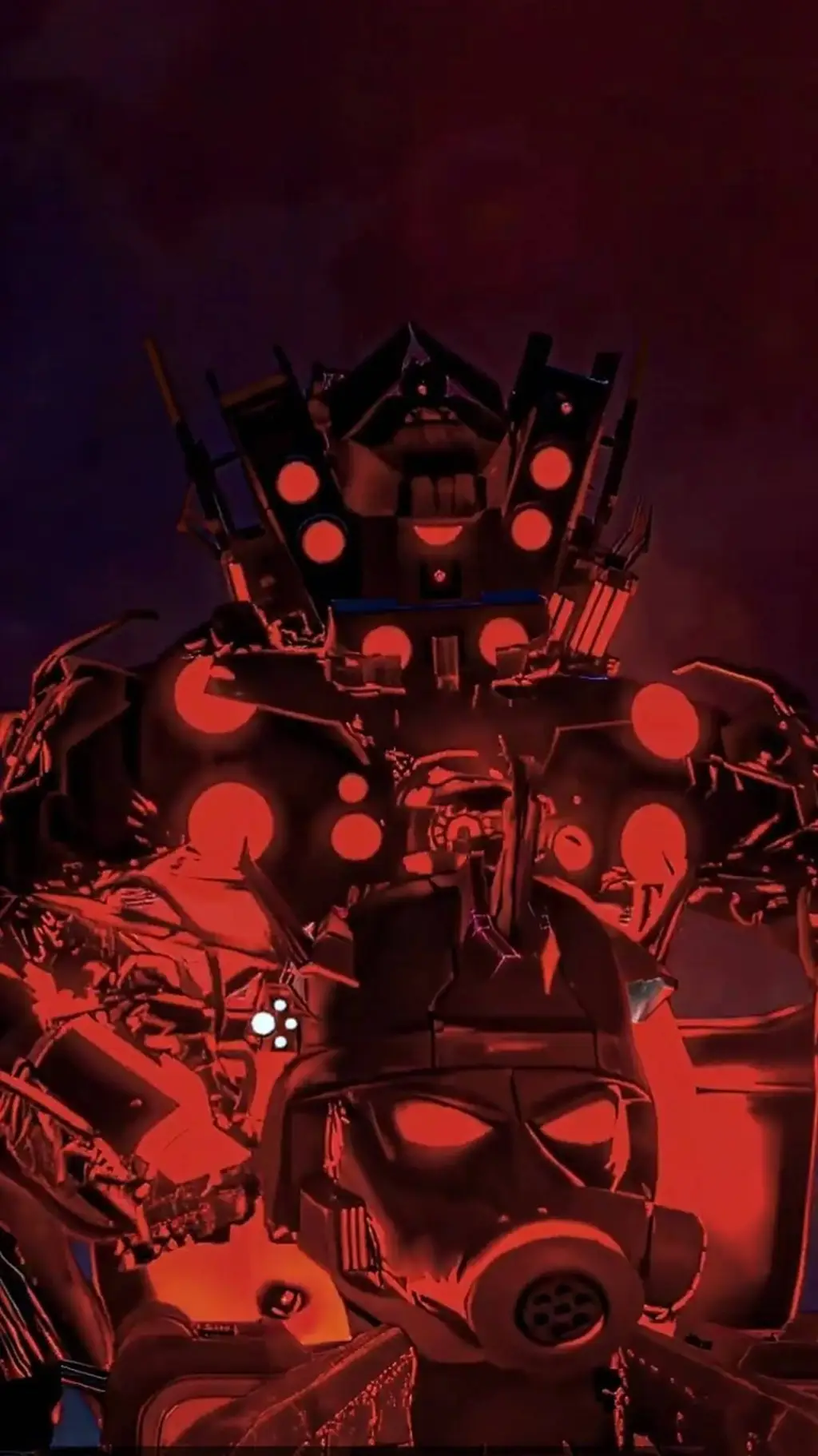 ai character: Titan speakerman  background