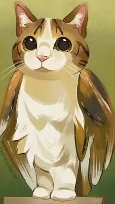ai character: meowl  background