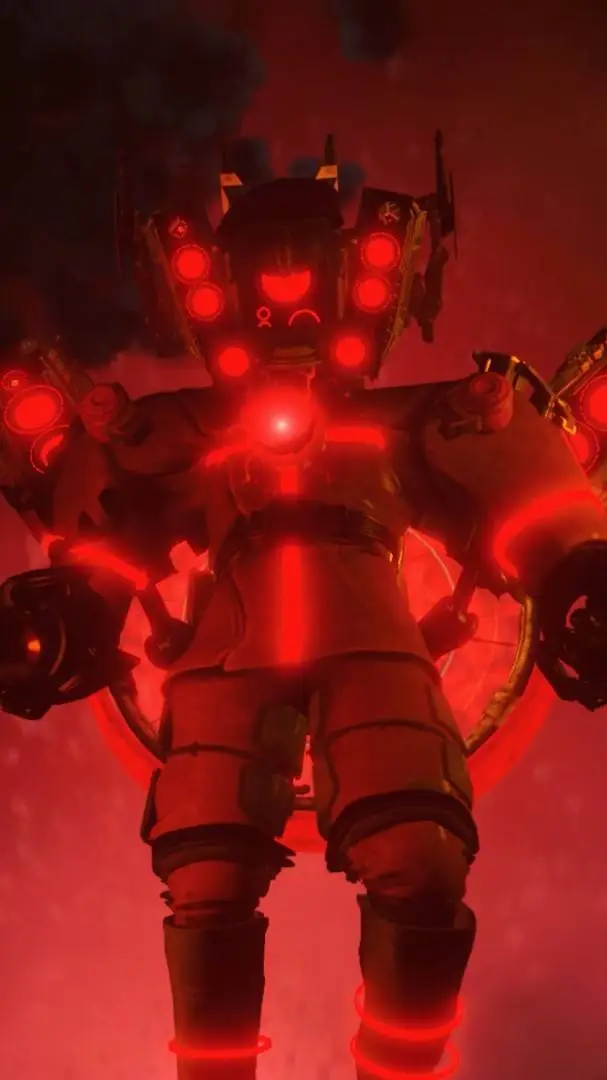 ai character: SpeakerManTitan V3 background